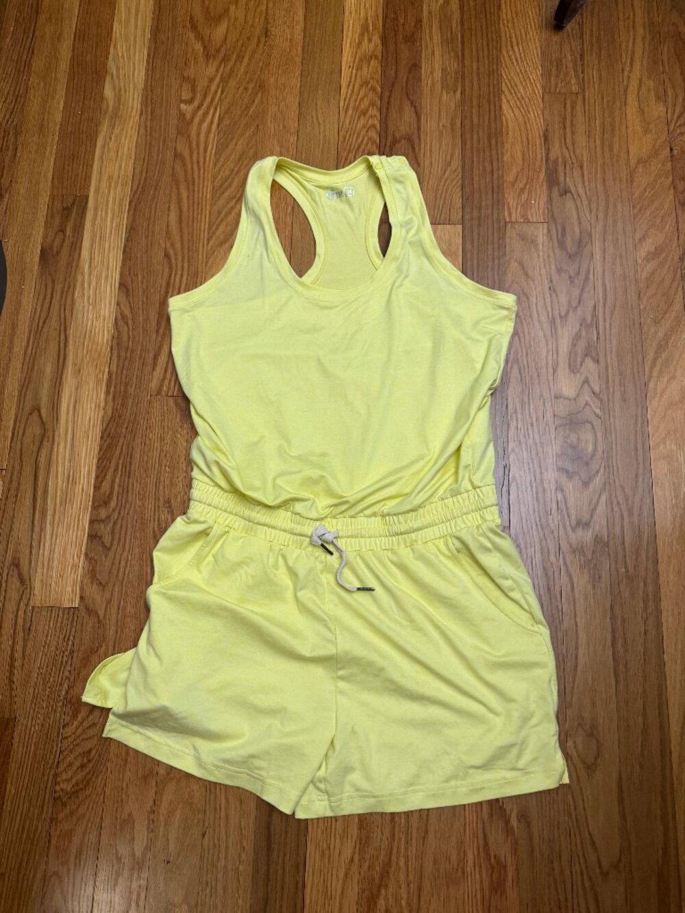 Zyia Active Yellow Malibu Downtime Romper